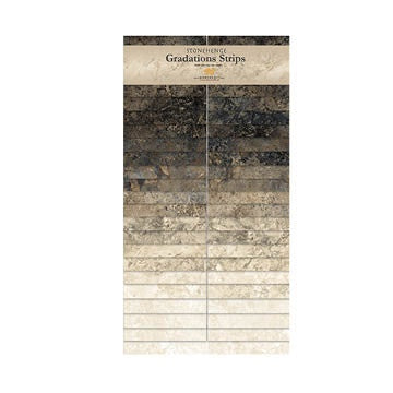Gradation Strips - Stonehenge - 40 2 1/2" strips Northcott by Linda Ludovico