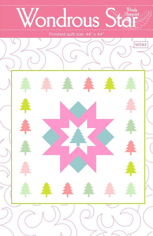 Wendy Sheppard Wondrous Star Quilt Pattern - Wendy Sheppard - P180-WONDROUSSTAR
