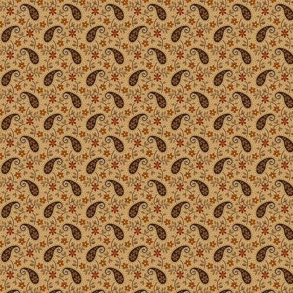 Midnight Cheddar - Paisley Parade - Beige