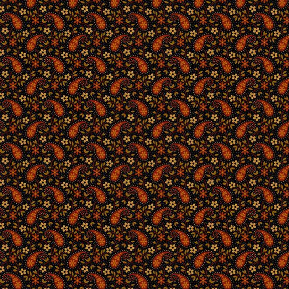 Midnight Cheddar - Paisley Parade - Black