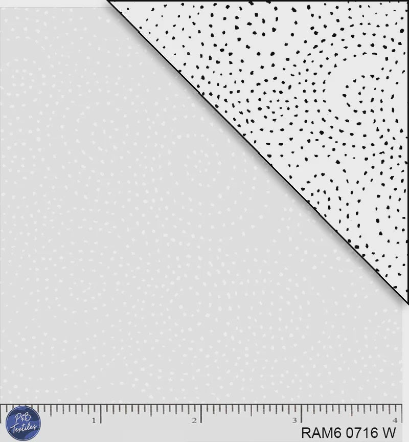 Ramblings RAM600716W Swirl Dots
