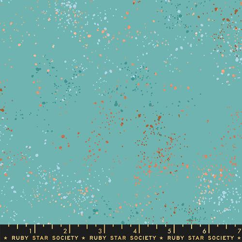 108" Speckled Wide Turquoise RS5055 72M Ruby Star