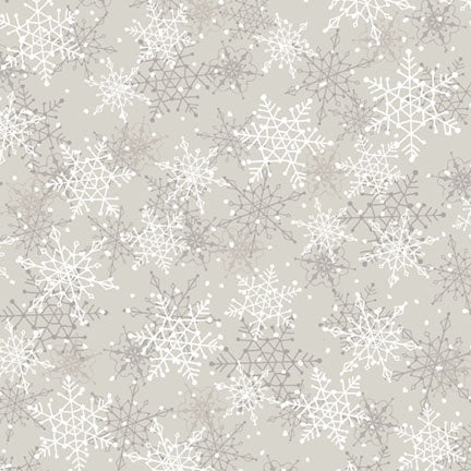 Winter Song Layered Snowflakes Silver