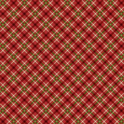 Winter Song Layered Gingham Red