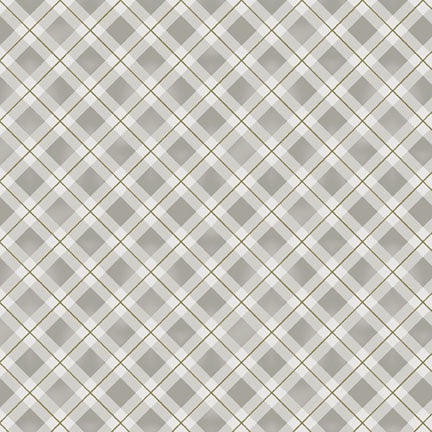 Winter Song Calm Gingham Silver