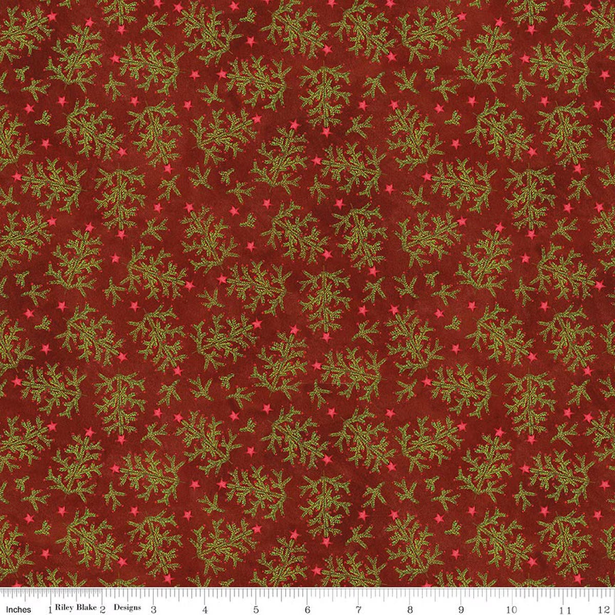 Northern Christmas - Whimsical Trees - Red - Teresa Kogut - C17832-RED