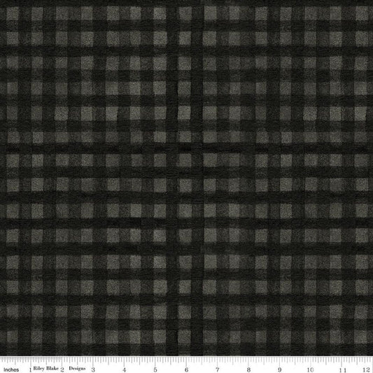 Northern Christmas - Buffalo Check - Black - Teresa Kogut - C17835-BLACK