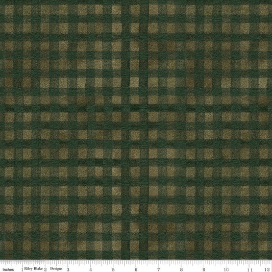 Northern Christmas - Buffalo Check - Green - Teresa Kogut - C17835-GREEN