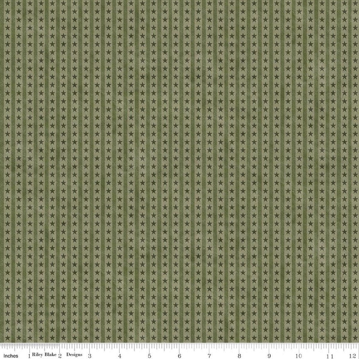 Northern Christmas - Star Stripes - Green - Teresa Kogut - C17836-GREEN