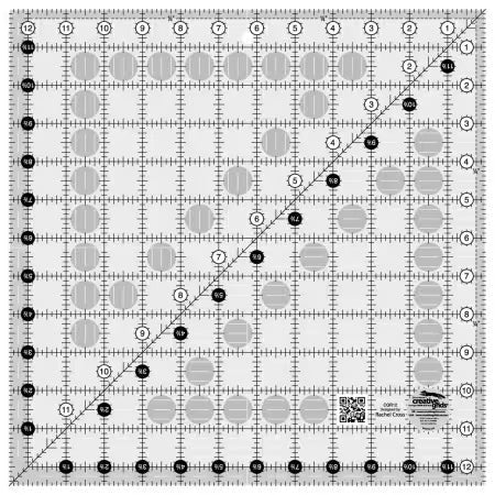Ruler - Creative Grids 12-1/2 in x 12-1/2 in Square - CGR12