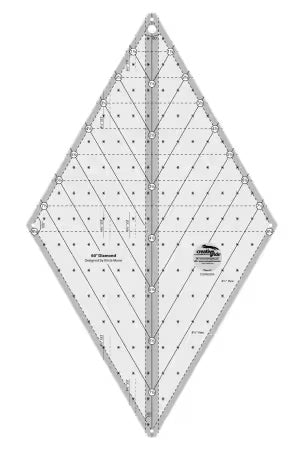Ruler - Creative Grids 60 Degree Diamond - CGR60DIA