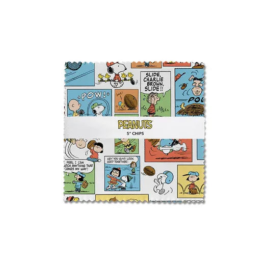 Peanuts - Charm Pack - 5" Chips - Northcott Fabrics - CPEANUTS42-10