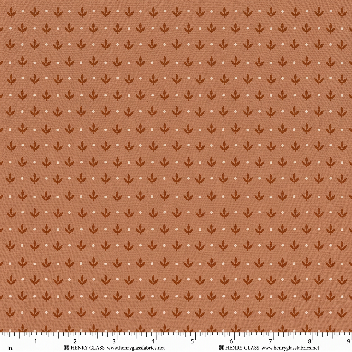 2465-80 Harvest Thyme - Falling Leaves - Terracotta