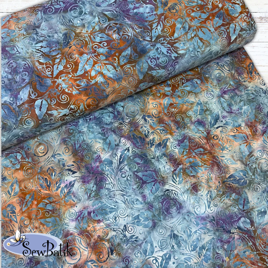 10802-2502 Wide Batik Verde Lagoon