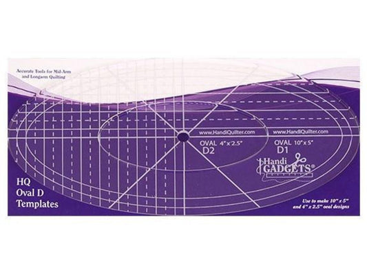 Oval D Template