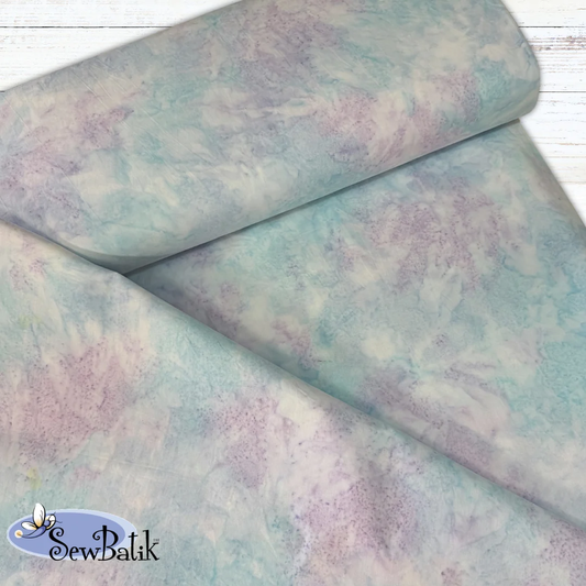 10804-2499 Wide Batik Hand Dyed Polar Breeze