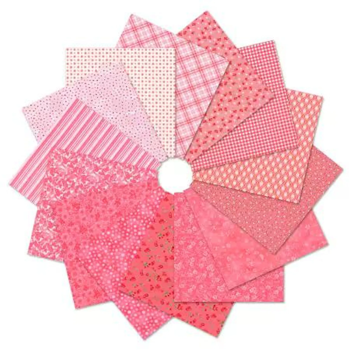 Color Cascade Quilt Kit-Pink
