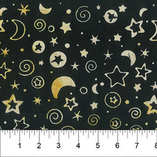 83005-99 Black Midnight Magic Banyan Batiks