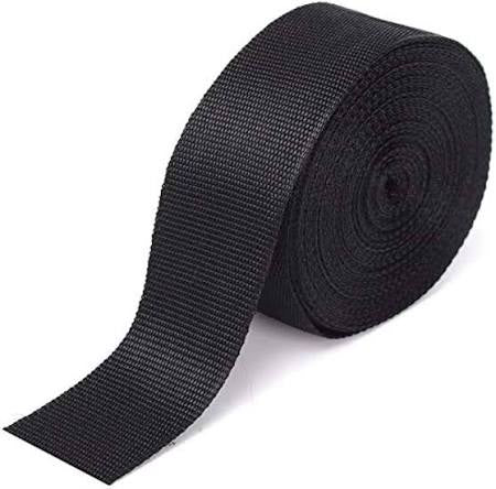 Black 1" Polypro Strapping