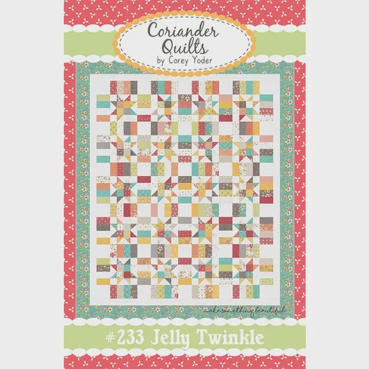 #233 Jelly Twinkle Pattern By Coriander Quilts