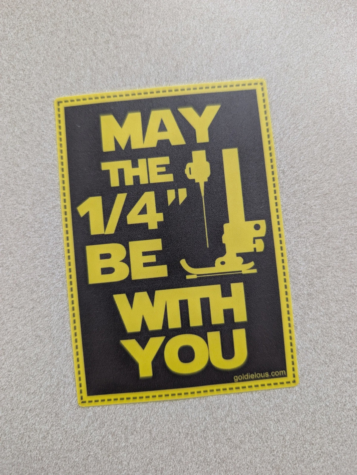 May the 1/4th Be With You Sticker