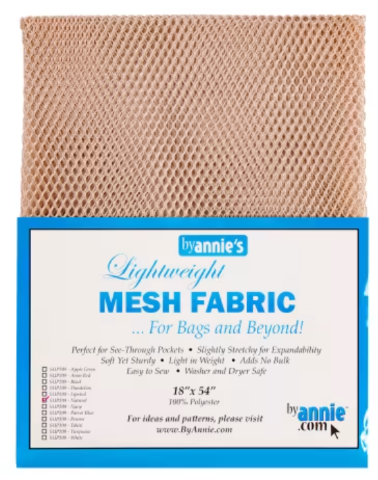 Natural Lightweight Mesh Fabric 18x54in