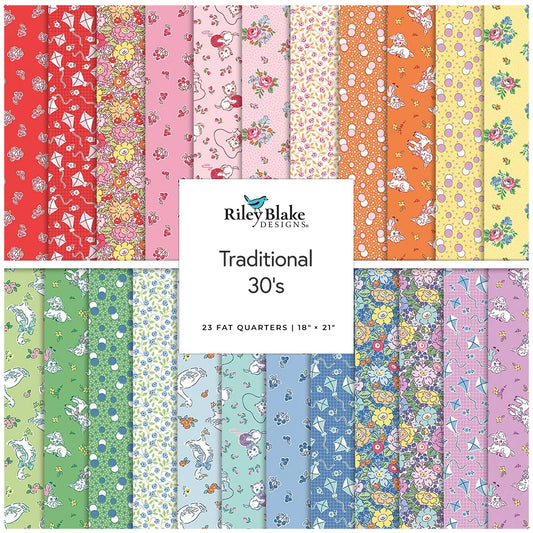 Traditional 30's Fat Quarter Bundle - Lindsay Wilkes - FQ-18240-23
