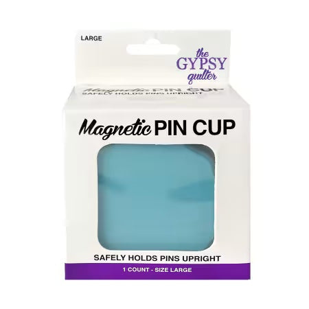 Magnetic Pin Cup Large - Blue - Gypsy Quilter -TGQPH009
