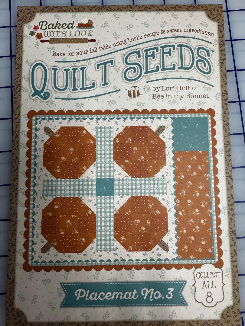 Quilt Seed Pumpkin Placemat #3 Kit