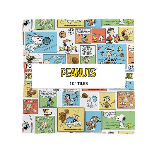 Peanuts - Layer Cake - 10" Tiles - Northcott Fabrics - TPEANUTS42-10
