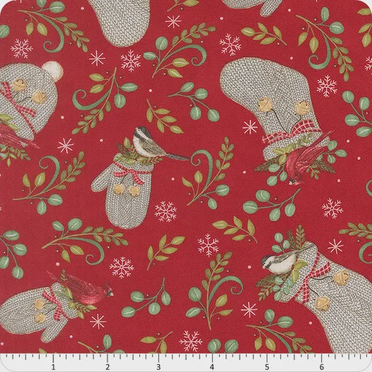 56171-14 When Snow Falls Berry Red